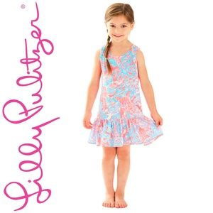 LILLY PULITZER Girls Tank Dress Large